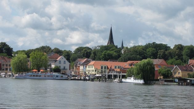 Malchow -  Blick auf die Insel und Altstadt